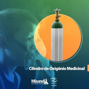 Cilindro de oxigênio hospitalar