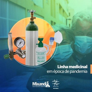 Kit oxigênio medicinal portátil