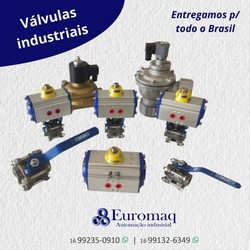 válvula com atuador pneumático