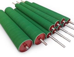 Revestimento de cilindros em neoprene